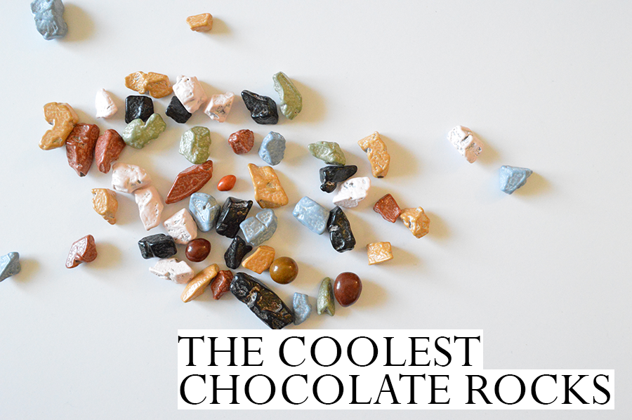 Chocolate art: sweet bites that look like actual rocks