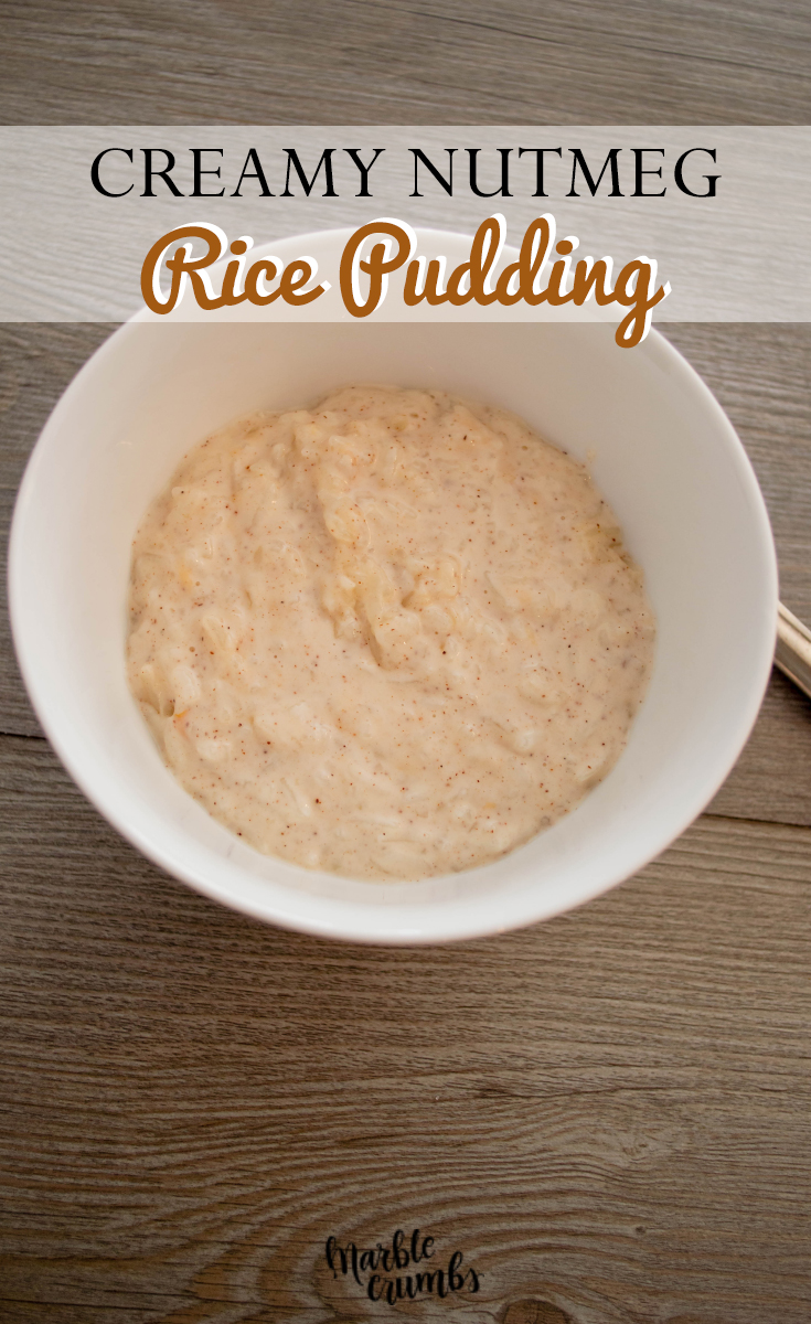 Our take on rice pudding - get the original Marble Crumbs recipe on our blog!