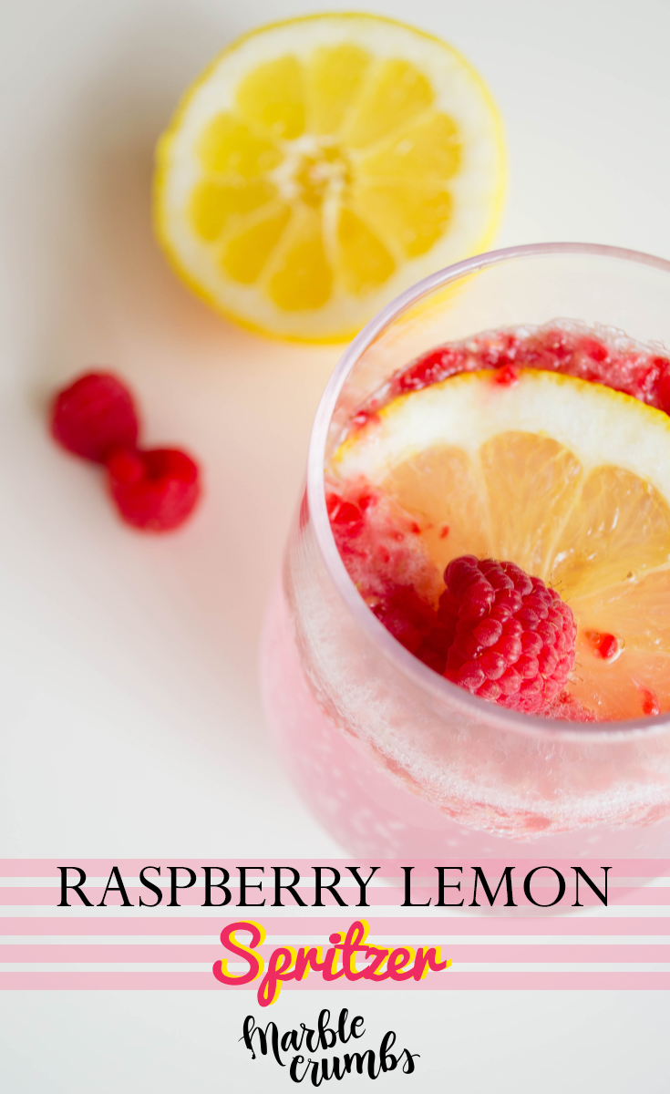 Refresh yourself with this Raspberry Lemon Spritzer - a sure winner for any of your summer picnics!